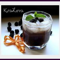 Рецепт Ежевично-мятного холодный чай