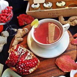 Рецепт Имбирно-гранатового чай