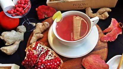 Рецепт Имбирно-гранатового чай