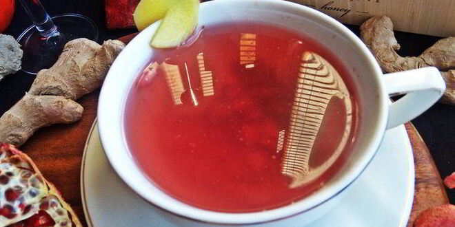 Рецепт имбирно-гранатового чай