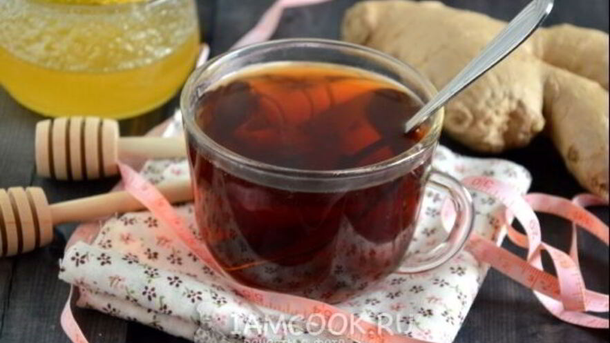 Рецепт имбирного чая для похудения