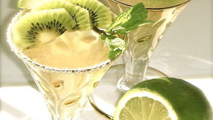 Рецепт мятного желе из зеленого чая с киви