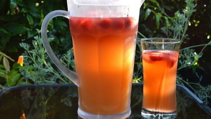 Рецепт персикового холодного чая