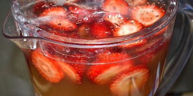 Рецепт персикового холодного чая