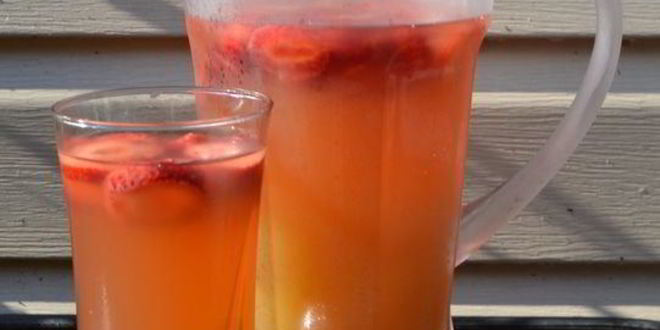 Рецепт персикового холодного чая