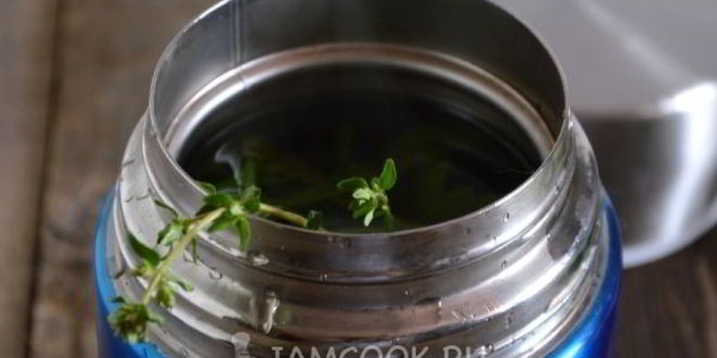 Рецепт травяного чая в термосе
