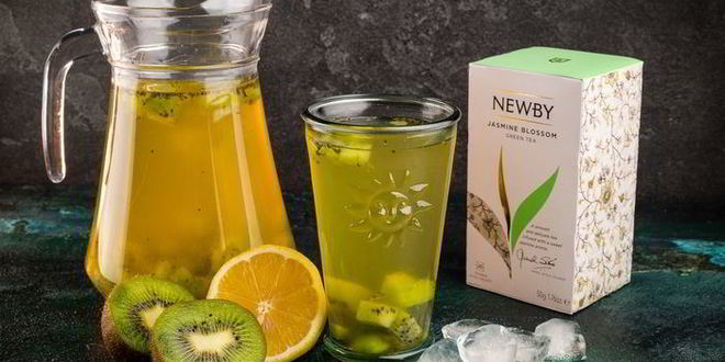 Рецепт витаминного чая с киви и мятным сахаром