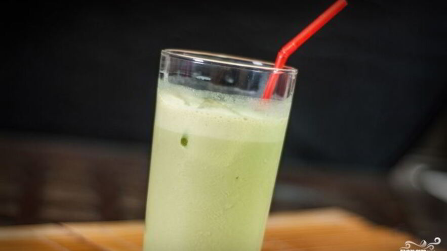 Рецепт зеленого чая латте