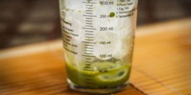 Рецепт зеленого чая латте