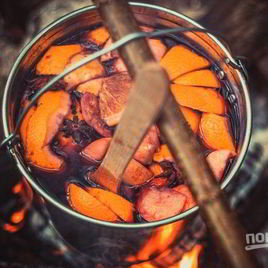 Рецепт Глинтвейна на костре