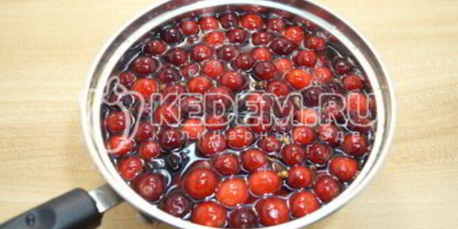 Рецепт клюквенного безалкогольного глинтвейна