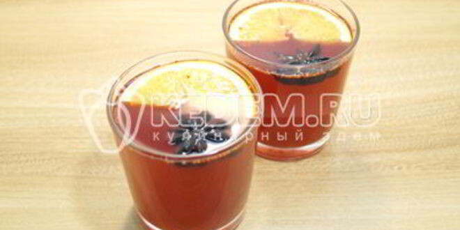 Рецепт клюквенного безалкогольного глинтвейна