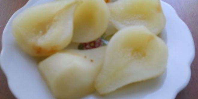 Рецепт груш вареных в сиропе