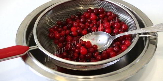 Рецепт киселя из клюквы