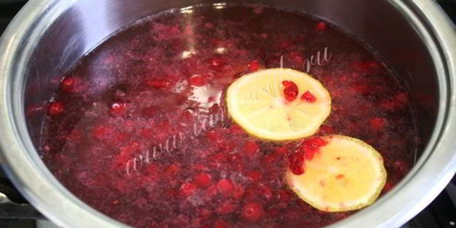Рецепт киселя из клюквы