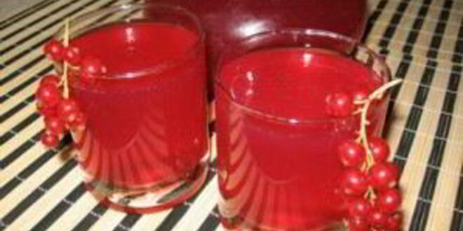 Рецепт киселя из красной смородины