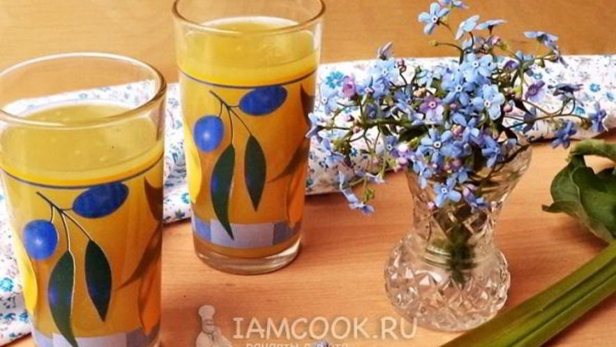 Рецепт киселя из ревеня