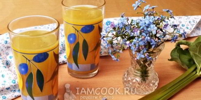 Рецепт киселя из ревеня