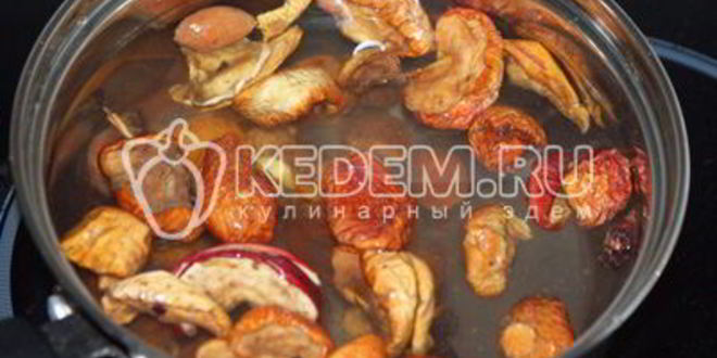 Рецепт киселя из сухофруктов