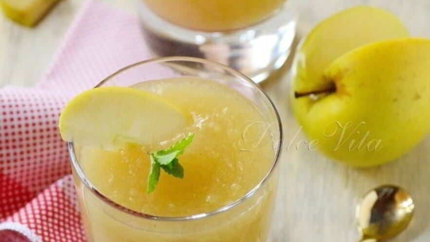 Рецепт киселя из свежих яблок