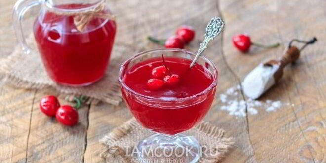 Рецепт киселя из замороженной вишни