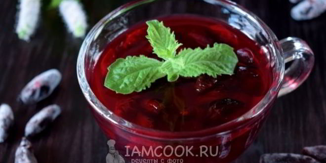 Рецепт киселя из жимолости