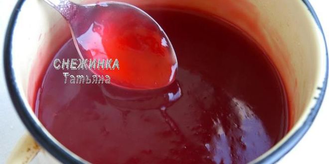 Рецепт киселя клюквенного