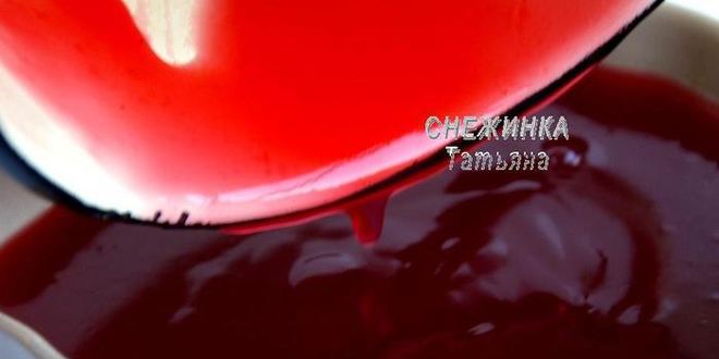 Рецепт киселя клюквенного