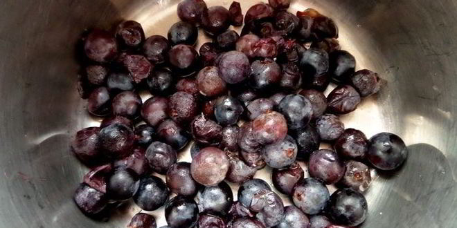 Рецепт киселя осеннего виноград