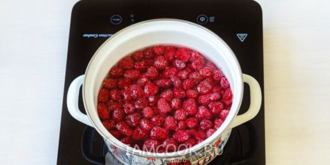 Рецепт малинового киселя