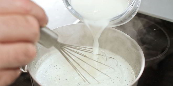 Рецепт молочного киселя с ванилью