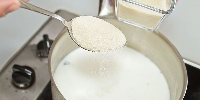 Рецепт молочного киселя с ванилью