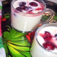 Рецепт Молочного киселя с ягодами Шарлотт