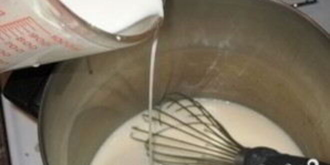 Рецепт молочного киселя