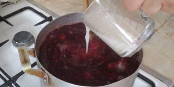 Рецепт вишневого киселя