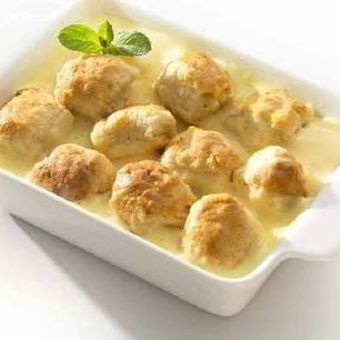 Рецепт Булочек с начинкой и сабайон из кофе и корицы