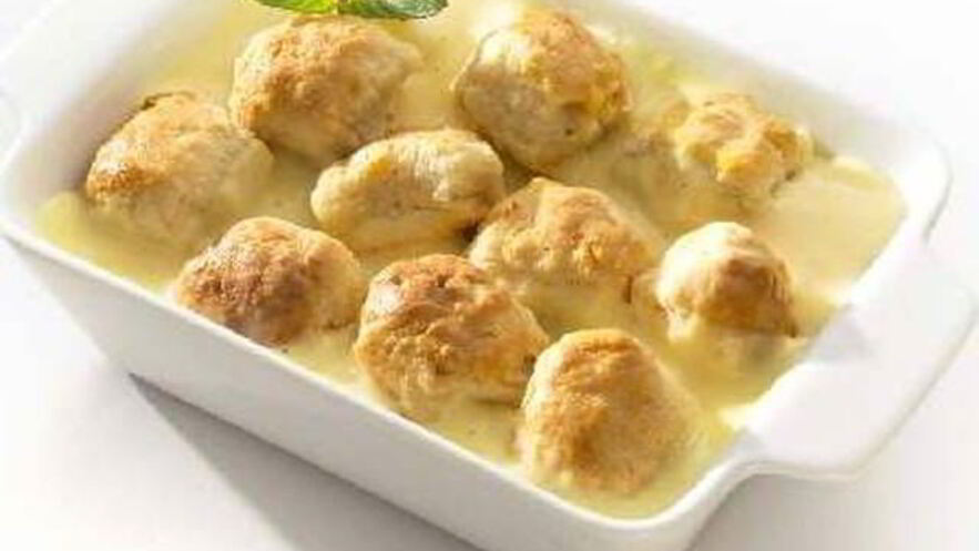 Рецепт булочек с начинкой и сабайон из кофе и корицы