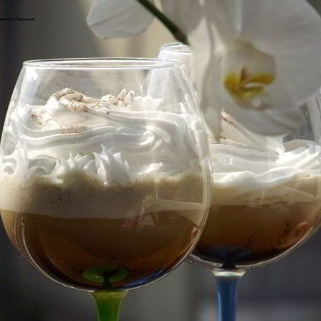 Рецепт Кофе латте со льдом