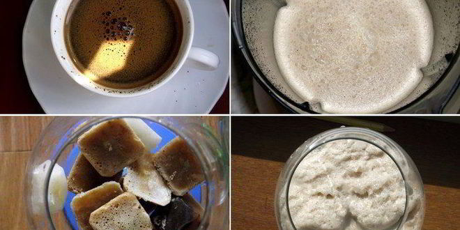 Рецепт кофе латте со льдом