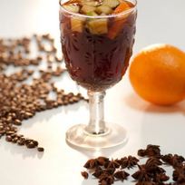 Кофе с безалкогольным глинтвейном