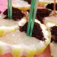 Рецепт Лимонных ломтиков с кофе