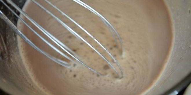 Рецепт шоколадного латте с ароматом ванили