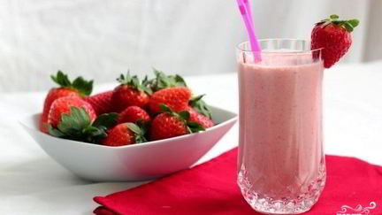 Рецепт Коктейля с клубникой