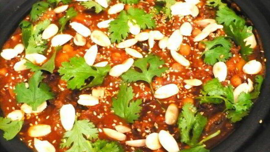 Рецепт таджина из говядины с черносливом