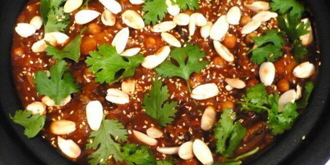 Рецепт таджина из говядины с черносливом