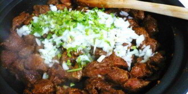 Рецепт таджина из говядины с черносливом