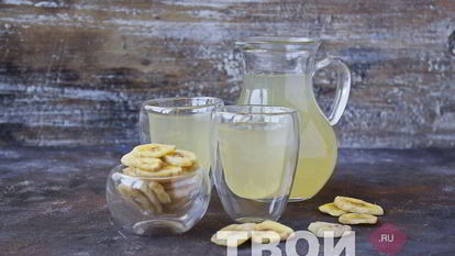 Рецепт Бананового кваса