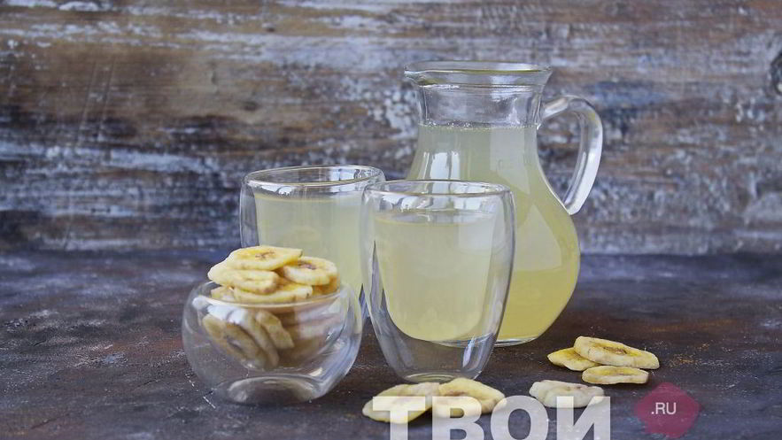 Рецепт бананового кваса