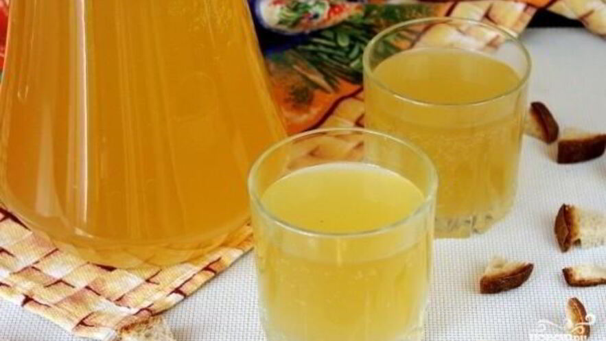 Рецепт березового кваса с ячменем