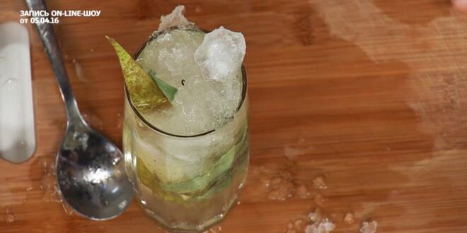 Рецепт грушевого лимонада с шалфеем